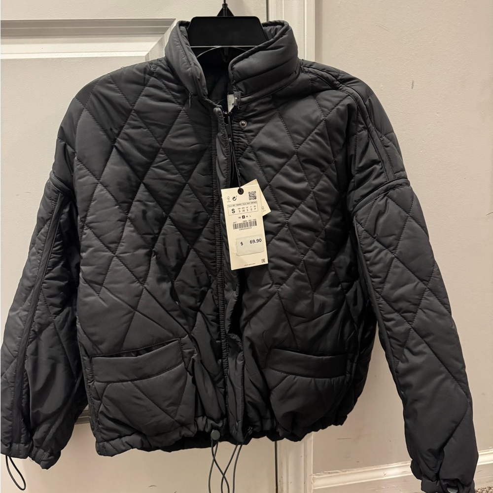 Womens Quilted Puffer Jacket - Zara